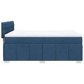 vidaXL Boxspringbett 140 x 200 cm Blau