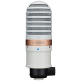 Yamaha YCM01 Kondensatormikrofon in Studioqualität – Hochauflösendes Audio-Streaming, Aufnahme und Wiedergabe, XLR-Anschluss – In Weiß