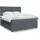 vidaXL Boxspringbett 180 x 200 cm Dunkelgrau