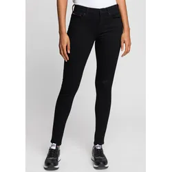 Tommy Jeans Skinny-fit-Jeans »Nora Mid Rise Skinny Fit«, mit Tommy Jeans Logo-Badge & Stickereien TOMMY JEANS Staten Black 31