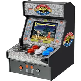 My Arcade Street Fighter II Micro Player 0 GB Schwarz + 2 Controller + Street Fighter V