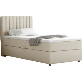 panda möbel Boxspringbett Everest, mit Topper - beige