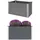 vidaXL Garten-Hochbeet WPC 100 x 50 x 54 cm Grau