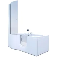 AcquaVapore Seniorendusche und Badewanne mit Tür S12D-EH-R Dusche 85x170