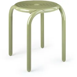 Tom Dixon - Groove Gartenhocker, moosgrün