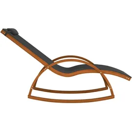 vidaXL Gartenliege 74 x 74 x 154 cm Grau