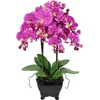 Kunstblume »Künstliche Orchidee in Schale Phalaenopsis Kunstblume Blume«, rosa