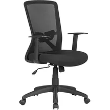 byLIVING Chefsessel Kunststoff Schwarz