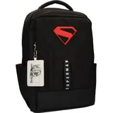 Cerdá Superman Technischer Freizeitrucksack - Schwarz
