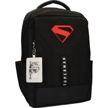 Cerdá Superman Technischer Freizeitrucksack - Schwarz