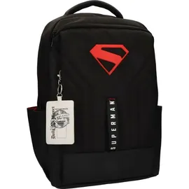 Cerdá Superman Technischer Freizeitrucksack - Schwarz