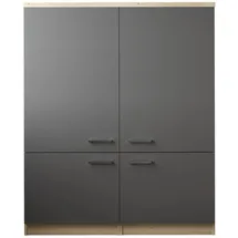 Respekta Küchenmöbel-Set 11 Merle 120 cm Grau