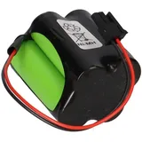 Akkuman Notleuchten Akkupack 4,8V 1500mAh - F2x2 versetzt passend für Inotec 890014