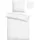 biberna Bettwäsche Musselin 0480500 Uni 1x 155x220 cm + 1x 80x80 cm, Weiss