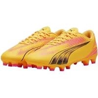 Puma Ultra Play FG/AG Kinder Sun Stream-Puma Black-Sunset Glow 35,5