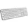 Logitech Keys S for Mac, Pale Grey, weiß/grau, LEDs weiß, Logi Bolt, USB/Bluetooth, US (920-011638)