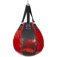 TapouT Bunk Gefüllter Boxsack - Black / Red - 65 cm