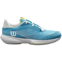 Wilson Kaos Swift 1.5 Clay Sneaker, Algiers Blue/White/Sunny Lime, 35 EU