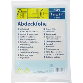 Color Expert Abdeckplane HDPE transparent 4 x 5 m