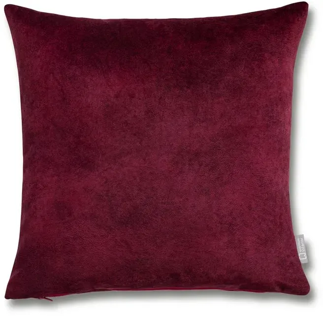 Betten Duscher Kissenbezug Harrison 50 x cm Polyester Rot Beere