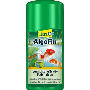 Tetra Pond AlgoFin Teich Algenvernichter - wirkt effektiv bei Fadenalgen, Schwebealgen und Schmieralgen im Gartenteich, 250 ml