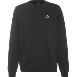 CONVERSE Star Chevron Sweatshirt in converse black, Größe S - schwarz