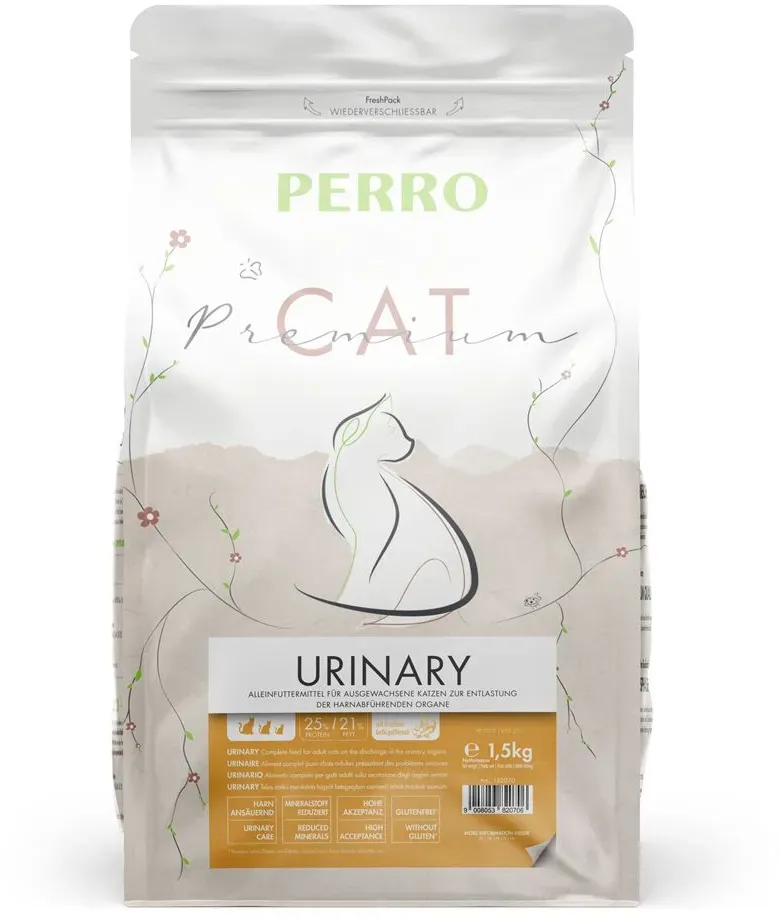 Perro Cat Premium Urinary Futter 1,5 kg