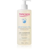 Topicrem BABY 2in1 Reinigungsgel für Haut und Haar für Kinder ab der Geburt 500 ml