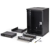 Digitus Netzwerk-Set 254 mm 10" - 9HE, Wandgehäuse und