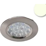 Fiai IsoLED ISOLED LED Möbeleinbaustrahler MiniAMP silber, 4W, 60°, 12V DC warmweiß 3000K dimmbar