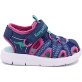 KANGAROOS Jungen Mädchen K-Lil Ev Sandale, Dk Navy Daisy Pink, 29 EU