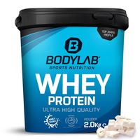 Bodylab24 Whey Protein Pulver, Weiße Schokolade, 2kg