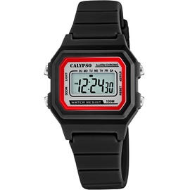 Calypso Unisex Digital Uhr mit Plastik Armband K5802/6