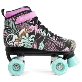 SFR Skates SFR Vision Canvas Rollschuhe mit Blumenmuster schwarz|rosa|bunt 35.5