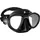 Cressi Metis Action Mask Black/Black - Tauchmaske mit geringem Volumen für Action Cam, Schwarz/Schwarz, Einheitsgröße, Unisex Erwachsene