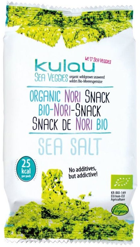 Nori-Snack SEA SALT - Kulau - bio (0.004kg)