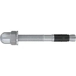 FISCHER FAZII-H Ankerbolzen mit Hutmutter verzinkt-blau mit Bewertung - 105 mm , 10/ 20/105