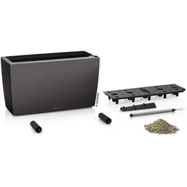 LECHUZA Cararo Komplettset 75 x 30 x 43 cm anthrazit metallic