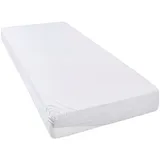 OTTO home Spannbettlaken Jersey 90 x 200 - 140 x 200 - 180 x 200 cm weiß