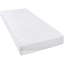 OTTO home Spannbettlaken Jersey 90 x 200 - 140 x 200 - 180 x 200 cm weiß