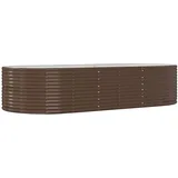 vidaXL Hochbeet 291 x 140 x 68 cm Braun