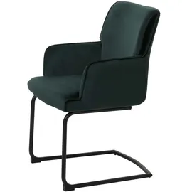 Mendler Esszimmerstuhl HWC-N60 Stoff grün