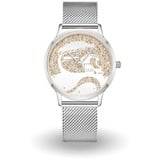 DUR Luxusuhr DUR Schmuck: Uhr 36er "Küste" mit Strandsand, Mesh Band, DW004