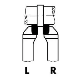 Wilke Zerspanungstechnik GmbH WILKE Drehmeissel HM DIN4980 links 32x32x170mm P25/30