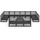 vidaXL 14-tlg. Garten-Lounge-Set Massivholz Kiefer