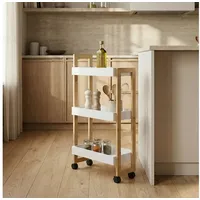 nuxio Schmaler Rollregal ASEM, 80 cm