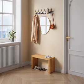 [en.casa] Korjad Schuhbank 90x33x43 cm Beige