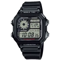 CASIO Timeless Collection Uhr AE-1200WH-1AV | Schwarz