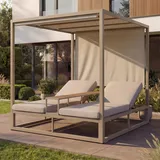 MCW Sonnenliege 196 x 165 x 196 cm Beige