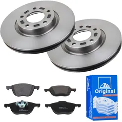 ATE Bremsensatz, Scheibenbremse vorne rechts links belüftet 300mm für MAZDA FORD VOLVO AV61-2K021-BB 30742030 1695810 1420-22339